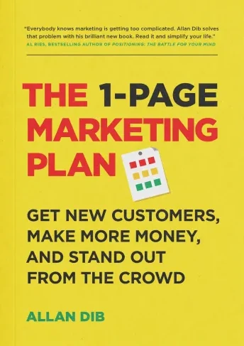 Cover of The 1-Page Marketing Plan by Allan Dib