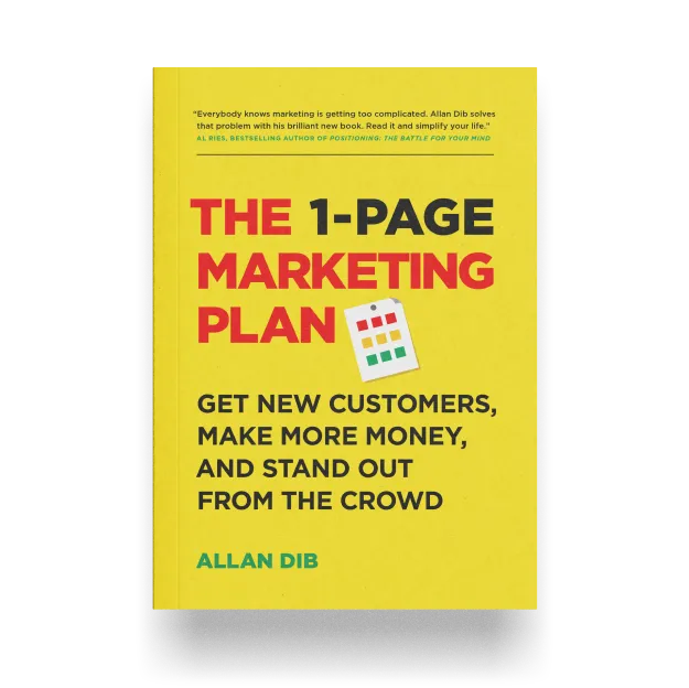 Cover of The 1-Page Marketing Plan by Allan Dib
