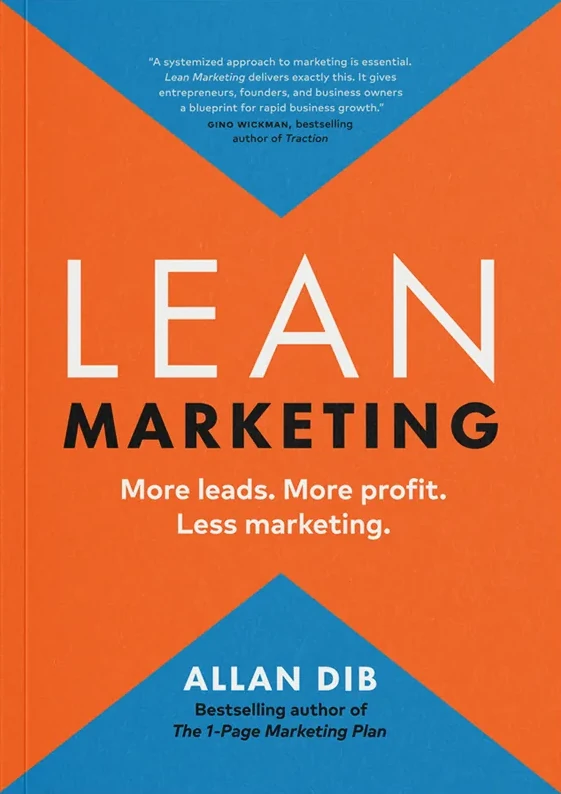 Cover of Lean Marketing by Allan Dib
