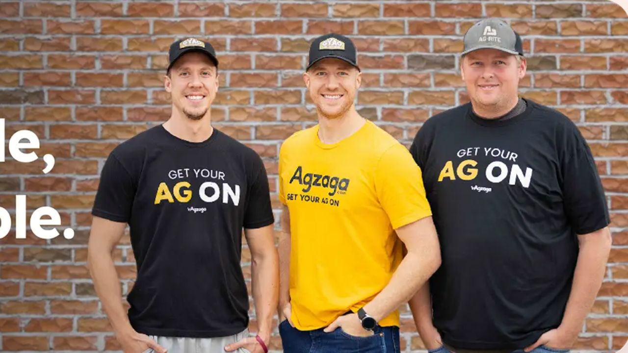 The Agzaga team, one of the business transformations below