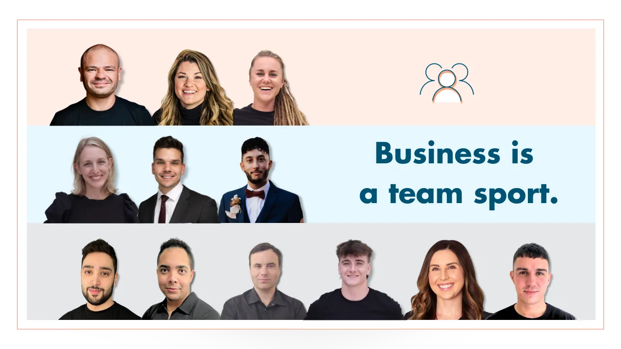 Business is a team sport